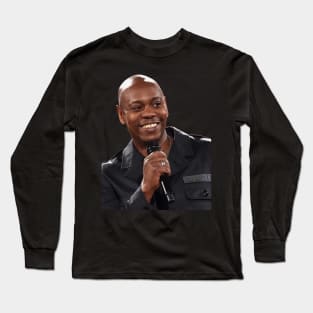 Fearless in the Face of Comedy Dave Chappelle Long Sleeve T-Shirt